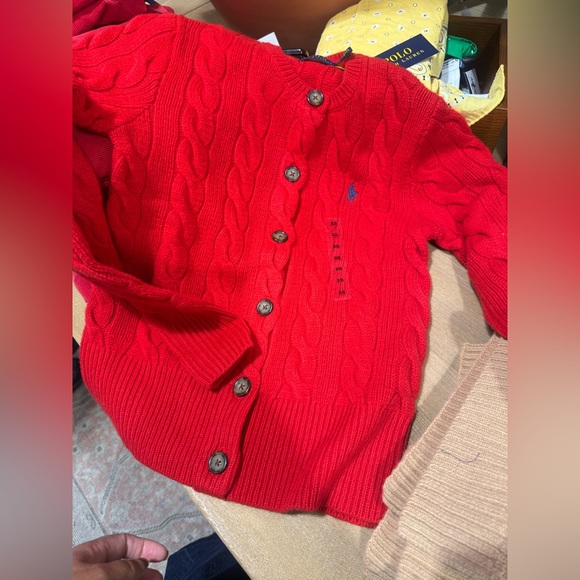 Polo Ralph Lauren Cable-Knit Wool-Cashmere Cardigan - Picture 9 of 9